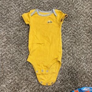 Carter's Yellow and Gray Bodysuits Soft Cotton One Pieces